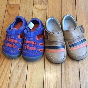 🐳5/$10 little boy shoes lot two pairs